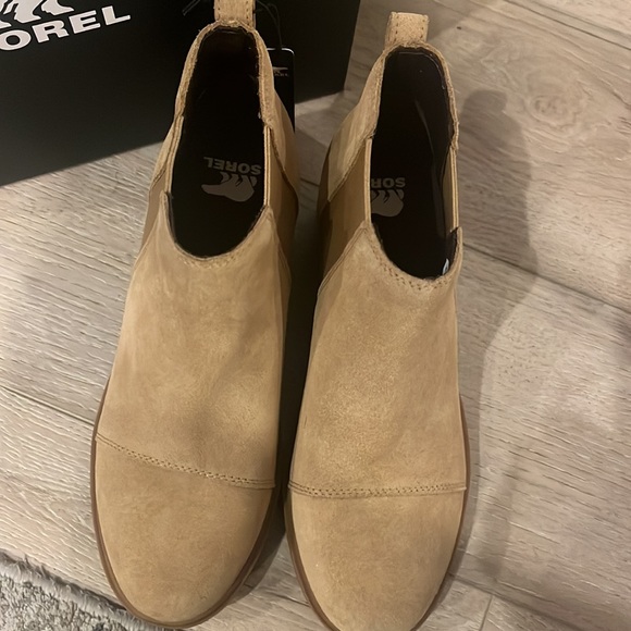 NIB Sorel Evie ll Chelsea Caribou Buff size 8.5 - Picture 5 of 6